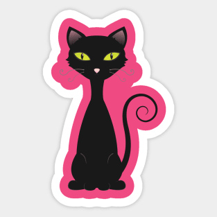 Sitting Cat Sticker